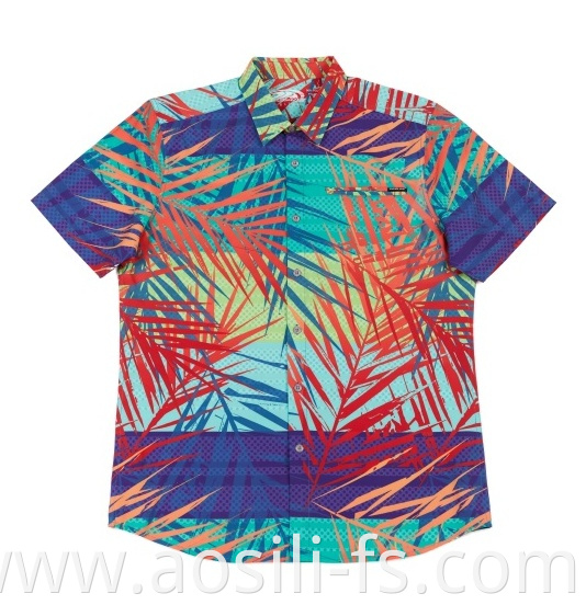 Mens poly spandex shirts